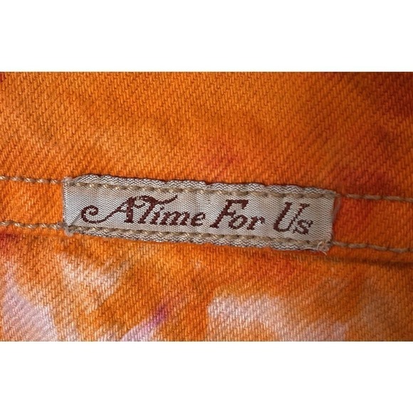 Hand Dyed Vintage Denim Skirt - A Time For Us - Picture 3 of 4